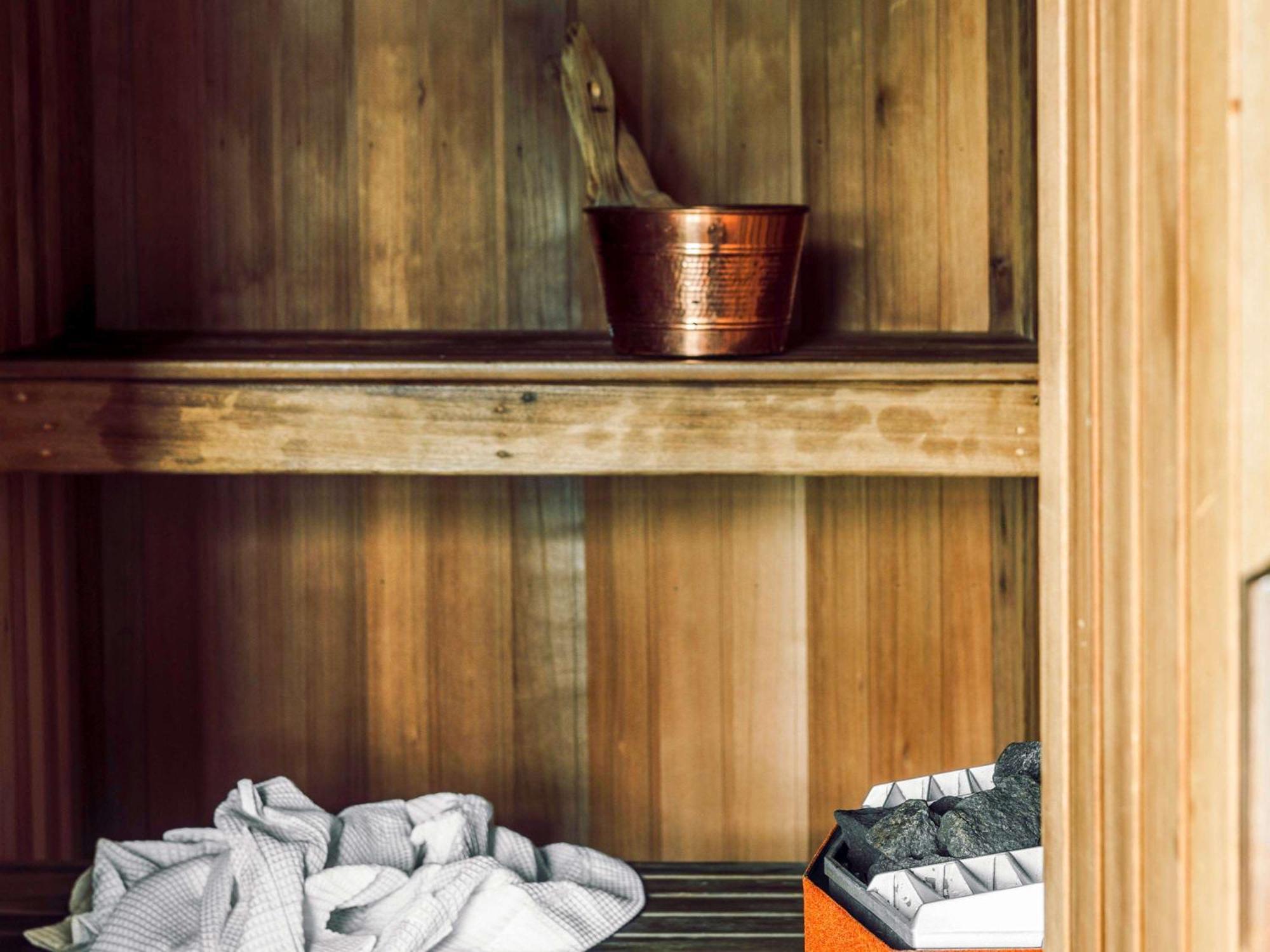 The Como Melbourne Dış mekan fotoğraf Sauna accessories